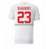 Maillot de Supporter Suisse Xherdan Shaqiri 23 Extérieur Coupe du Monde 2022 Pour Homme